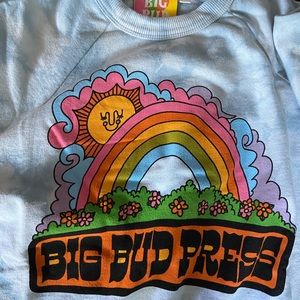 Big Bud Press sample sale Crew sweatshirt Size P